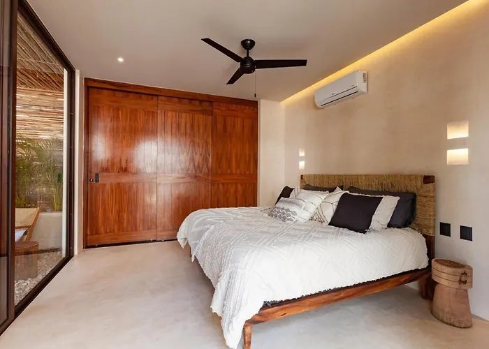 Appartement Encanto Luxe Jungle 10min Beachhot Tubking Tulum